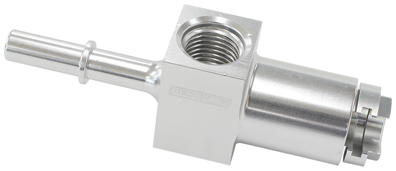 5/16" Female To Male With 1/8" Port Blue Quick Connect EFI AF905-01S - Aeroflow