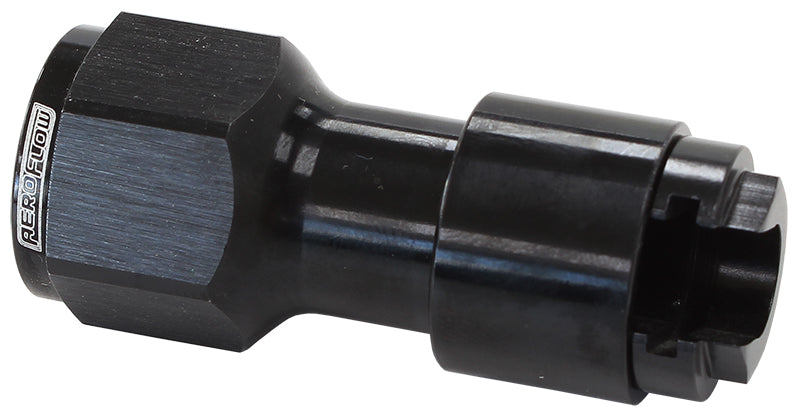 3/8" Push On EFI To -8ORB Port Black Quick Connect EFI AF908-08-02BLK - Aeroflow