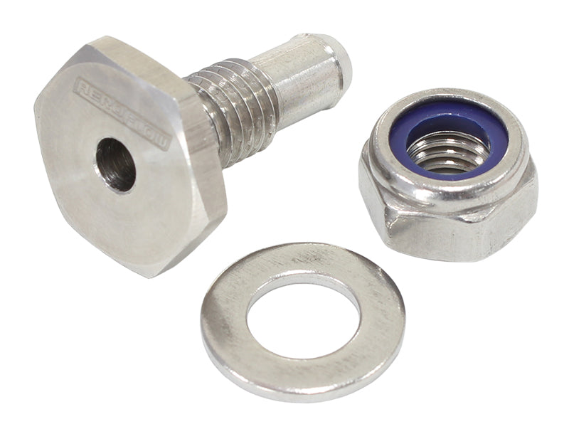 Stainless Steel Soft Hose Vac Port Adapter AF9091-04 - Aeroflow