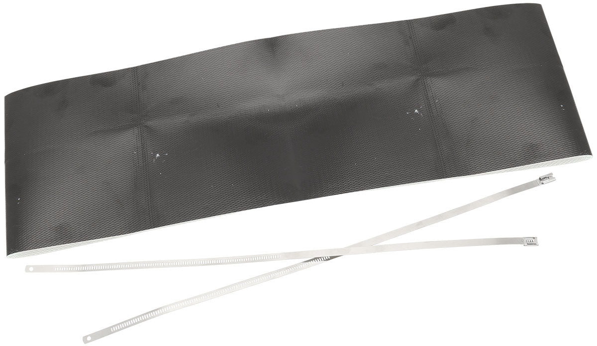 Aluminised Starter Heat Shielda Must For Close Headers Black AF91-6010BLK - Aeroflow