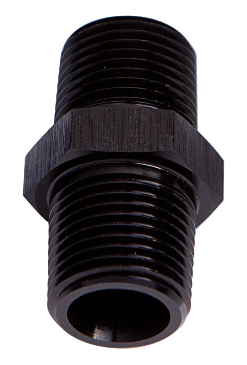 Male Coupler 1" NPT Black Male To Male AF911-16BLK - Aeroflow