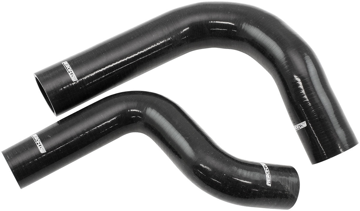 Ford Windsor 302 Radiator Hose Kit Black 351W Silicone Xw AF9280-0014 - Aeroflow