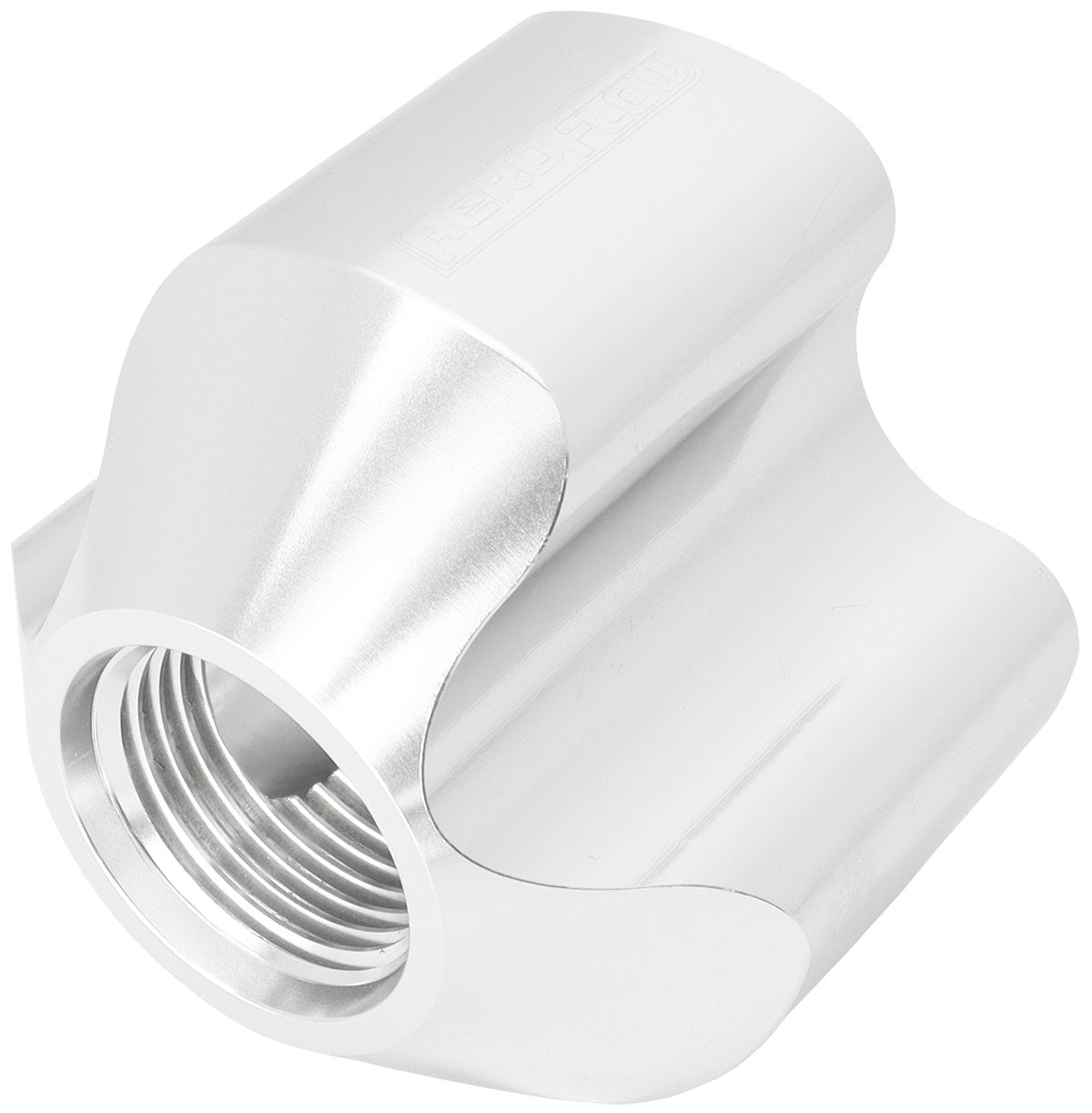 Inline 4 Port Distribution Block -10 ORB To 3 x -8 Silver AF935-10-08S - Aeroflow