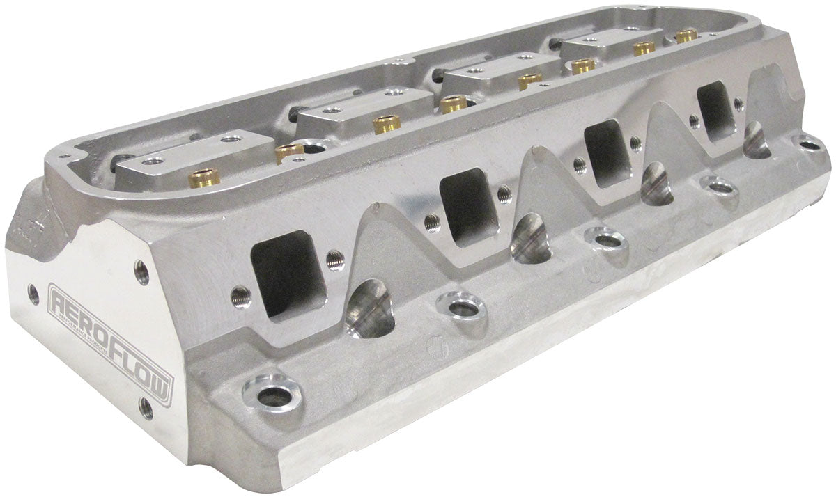 SBF 175cc Aluminium Heads Bare 60cc Chambers, 2.02"/1.60" AF95-0302 - Aeroflow