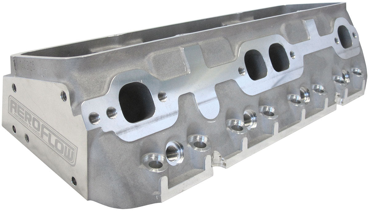 SBC 200cc Aluminium Heads Bare 64cc, 2.02"/1.60" Valves, Pair AF95-0350 - Aeroflow