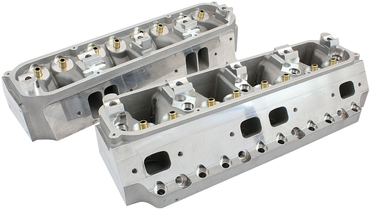 BB Chry 240cc 383 413 440 Barepair Alloy Cylinder Heads Oval AF95-0445 - Aeroflow