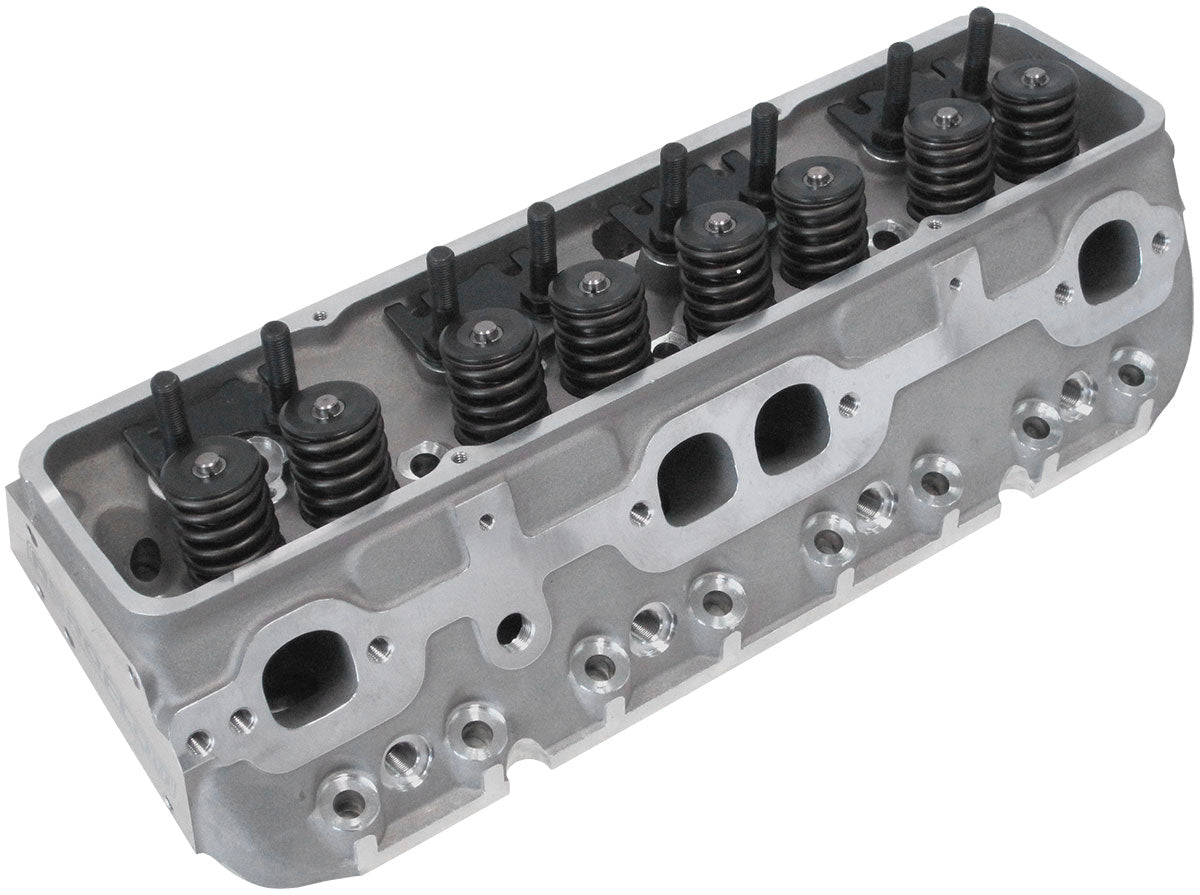 Aluminium Cylinder Heads, SBC 212cc, Angled Plug, 66cc, Pair AF95-2400 - Aeroflow