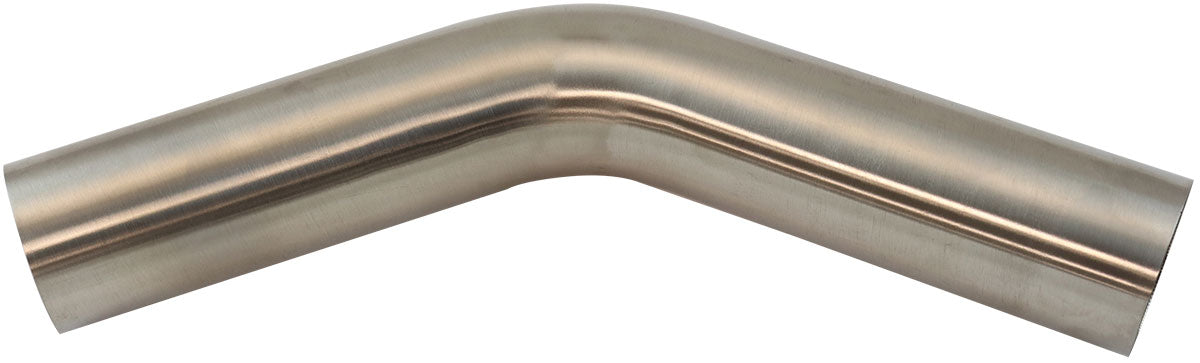 304 S/S Bend 45 Deg 2" O.D 1.5mm (.059") 150mm / 6" Leg AF9502-2000 - Aeroflow