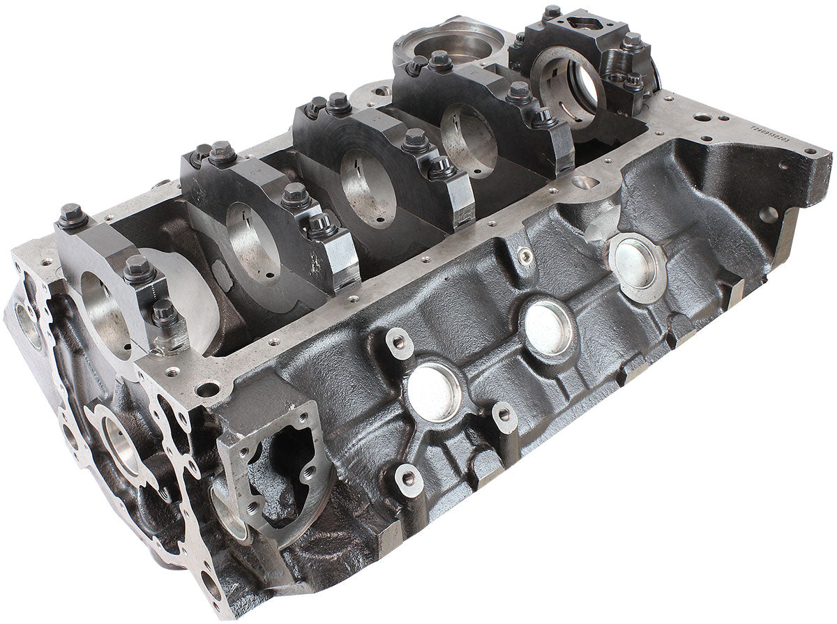 SBC Bare Engine Block 4.125" Bore 9.02 Deck Main Bear 350 AF96-1002 - Aeroflow