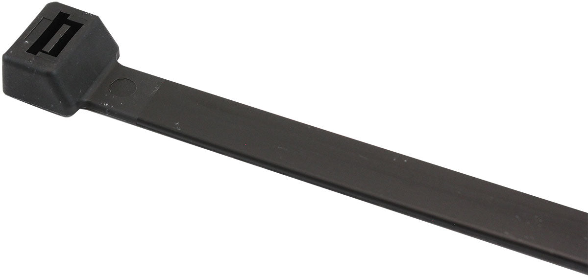 Cable Ties 12.4mm x 290mm 100 Pack Black Zip Tie PA66 AF98-1229-100 - Aeroflow