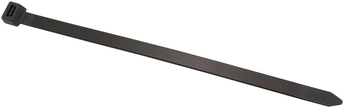 Cable Ties 12.4mm x 290mm 100 Pack Black Zip Tie PA66 AF98-1229-100 - Aeroflow
