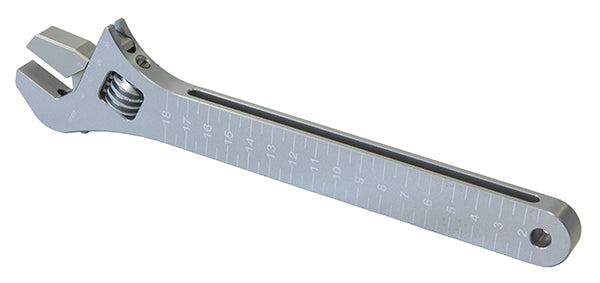 Adjustable Spanner Wheelie Silver Lge For Up To -12 B-Nut AF98-2038S - Aeroflow