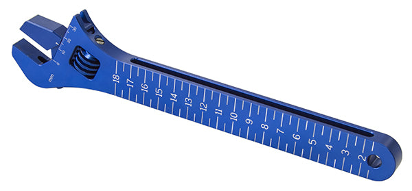 Adjustable Spanner Wheelie Blue Large For Up To -12 B-Nut AF98-2038 - Aeroflow
