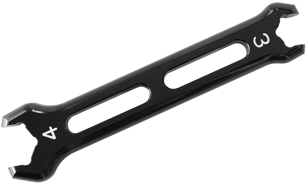 Double Ended Pro Spanner Singlblack -3AN To -4AN AF98-2244-1-4-3 - Aeroflow