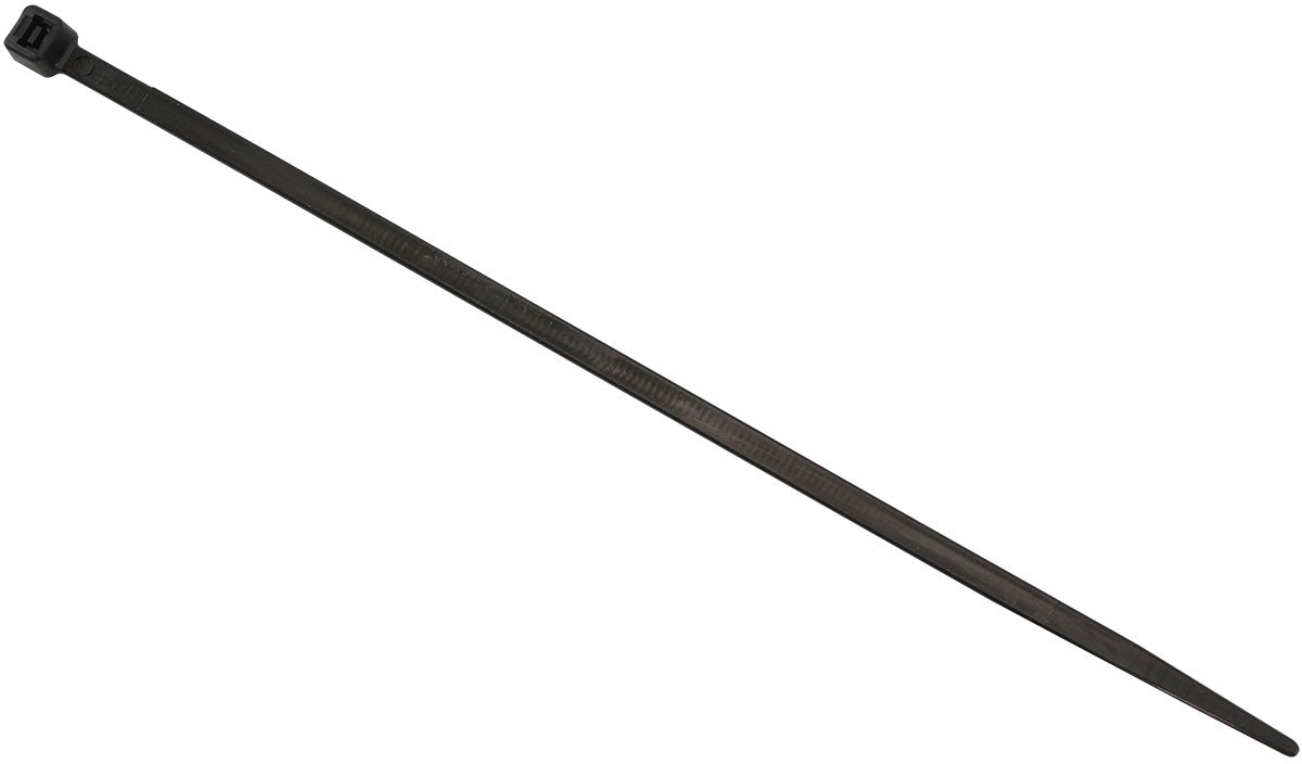 Cable Ties 4.8mm x 200mm 1000 Pack Black Zip Tie PA66 AF98-4820-1000 - Aeroflow