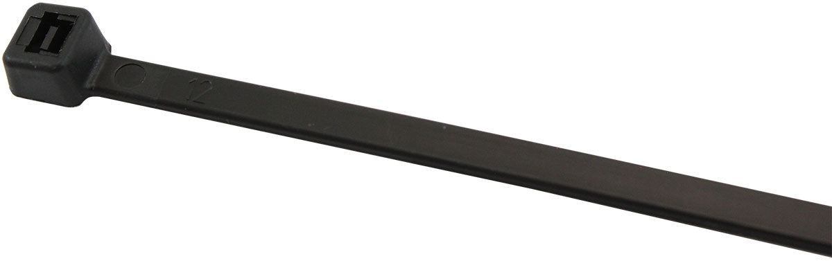 High Temp Cable Ties 4.8 x 380mm1000 Pack Black Zip Tie PA46 AF98-4838-1000 - Aeroflow