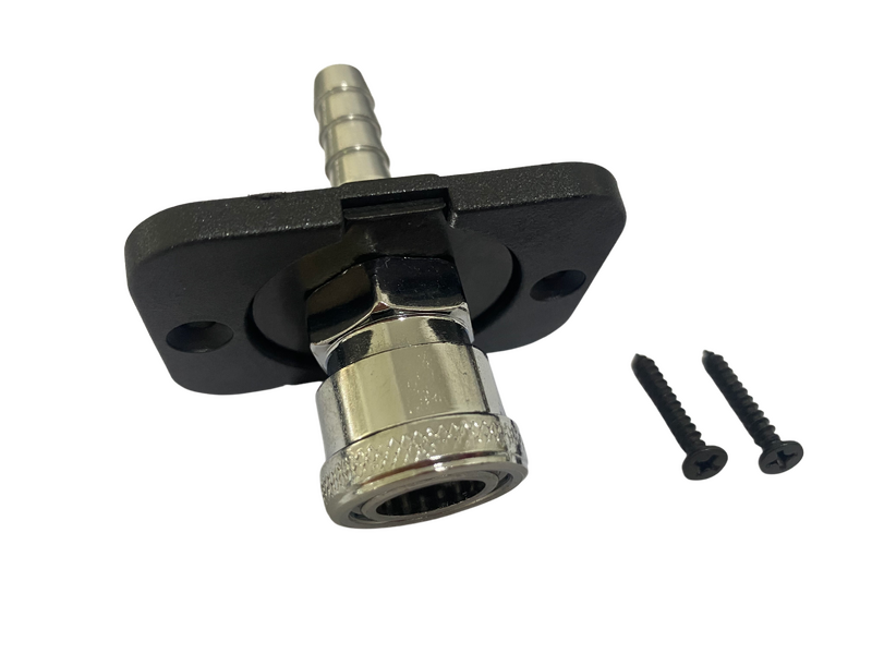 3/8″ Barbed Male & Female Air Fitting Flush Mount Fit On Board Compressors AFK-001 - Machter