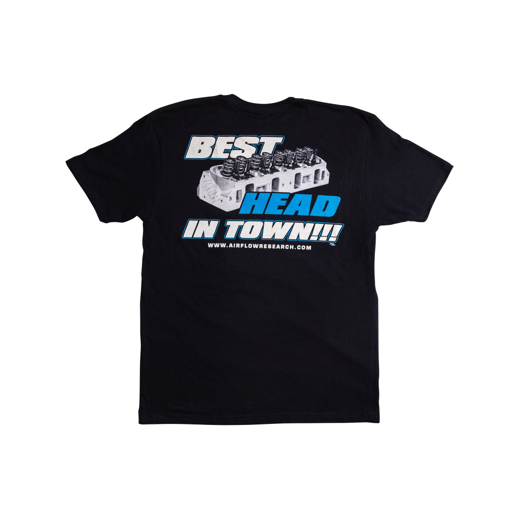 Best Head In Town T - Shirt Black 2X - Large AFR9783 - Air Flow Research - Caps & Clothing - Air Flow Research