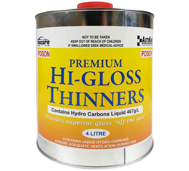 High Gloss Bodycraft Thinners - AUTOKING 4L