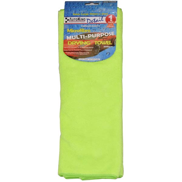 Fluro Drying Towel 100x45cm - AUTOKING