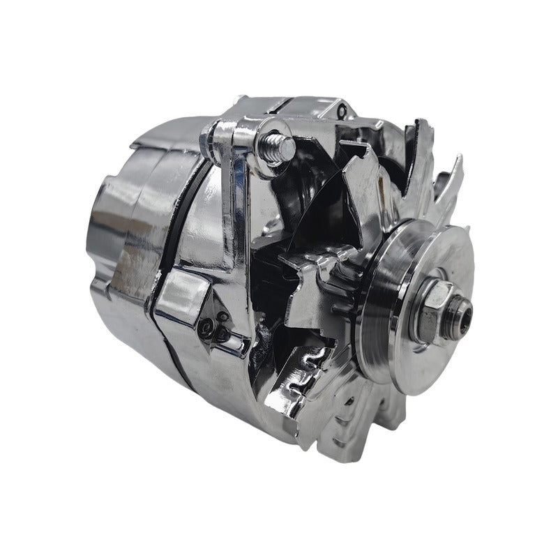 100A Alternator Internal Reg. Chrome Fit For Holden Commodore Torana HQ HJ HX HZ WB ALTER-CV001 - Machter