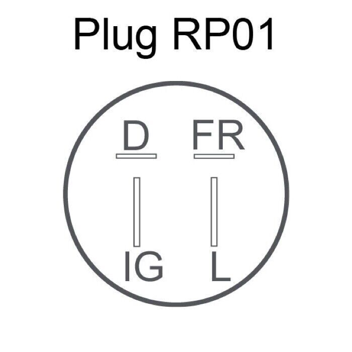 Alternator 80AMP Round Plug 4 Pins Fit For Honda Integra DA9 B18A1 1.8L Petrol 1989-1993 ALTER-HLN030 - Machter
