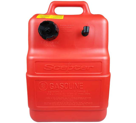 Heavy Duty Plastic Marine Fuel Tank Squat 25 Litre - Scepter
