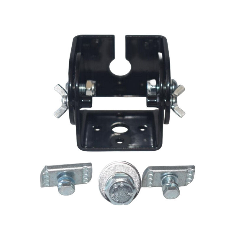 Black Aerial Antenna Mount Bracket w/17mm Hole 4 Positions Folding Bracket AMB-003 - Machter