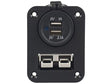 Anderson Style Plug 50AMP + Dual USB With Flush Mount - Voltflow