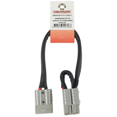 Anderson Style Connector 50AMP To Piggy Back Plug - Voltflow