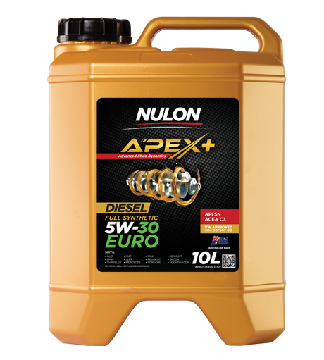APEX+ 5W-30 Euro Diesel 10L - Nulon | Universal Auto Spares