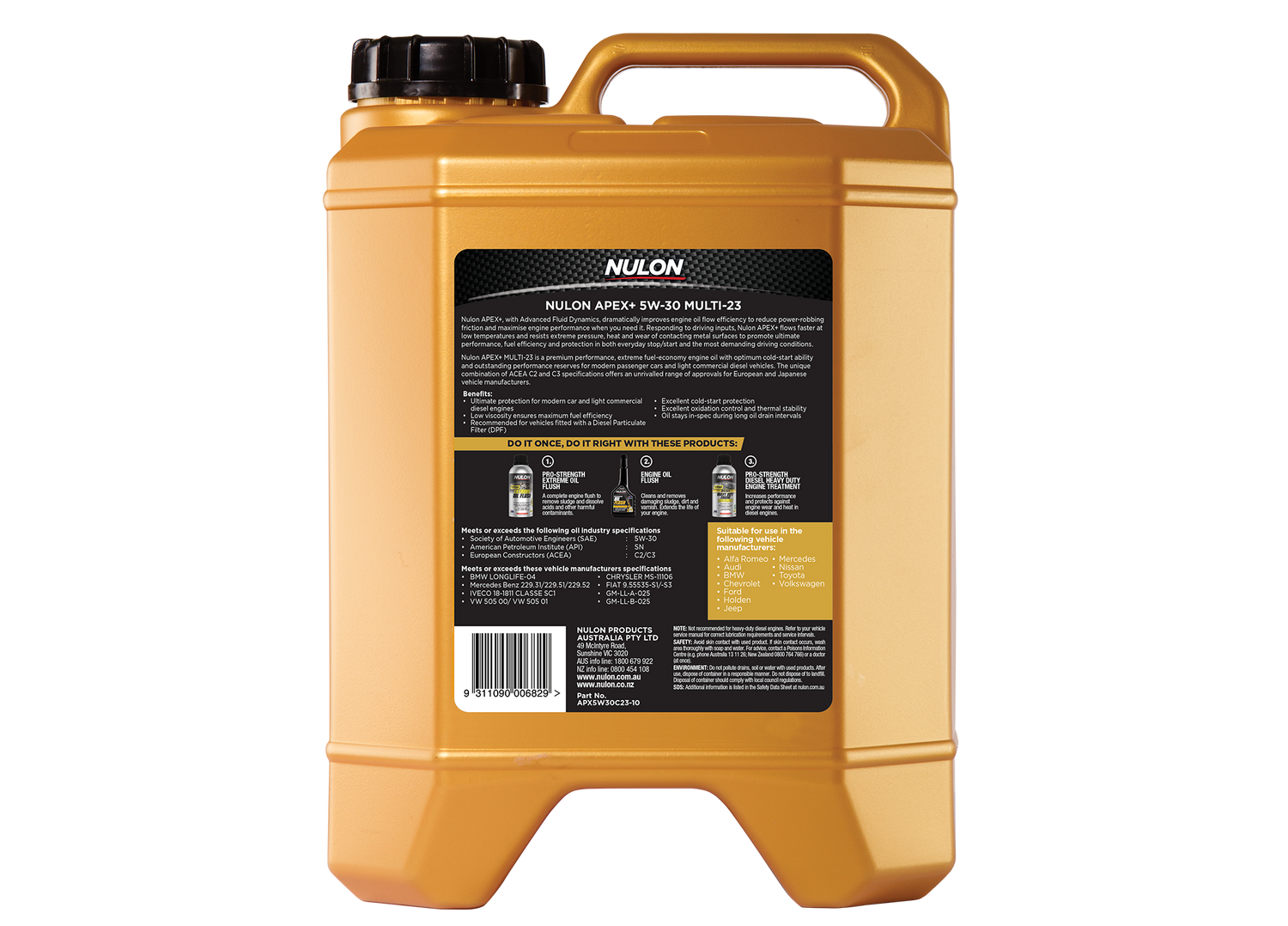 APEX+ 5W-30 MULTI-23 - Nulon