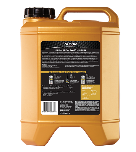 APEX+ 5W-30 MULTI-34 - Nulon