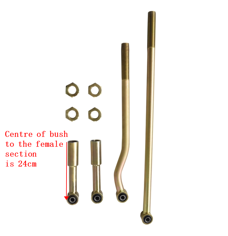 Panhard Rods Fit ForToyota Landcruiser 80 105 Series Adjustable Front & Rear APRB-TA002 - Machter