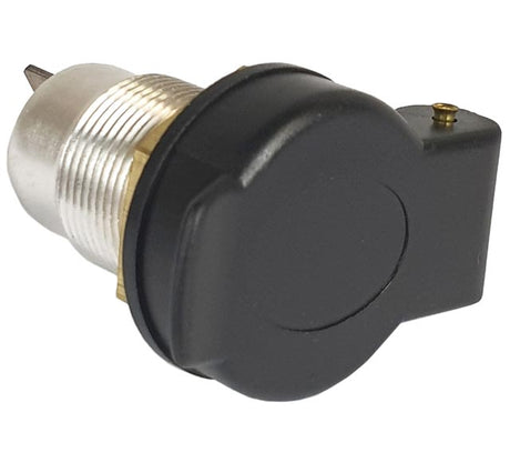12 Volt Accessory Socket Merit Style With Weather Proof Flip Up Cover - Voltflow