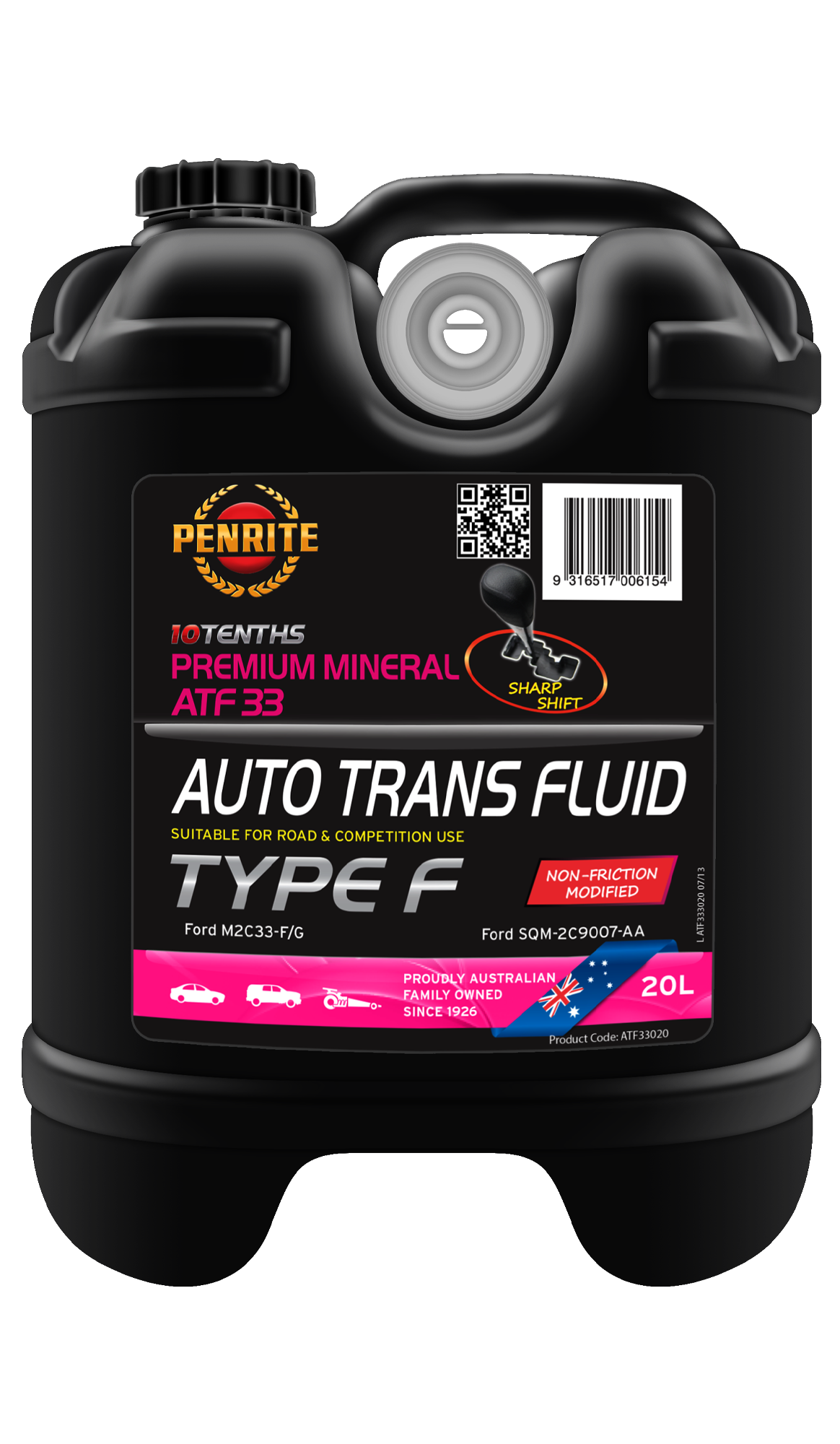 ATF 33 TYPE F (Mineral) - Penrite 20L