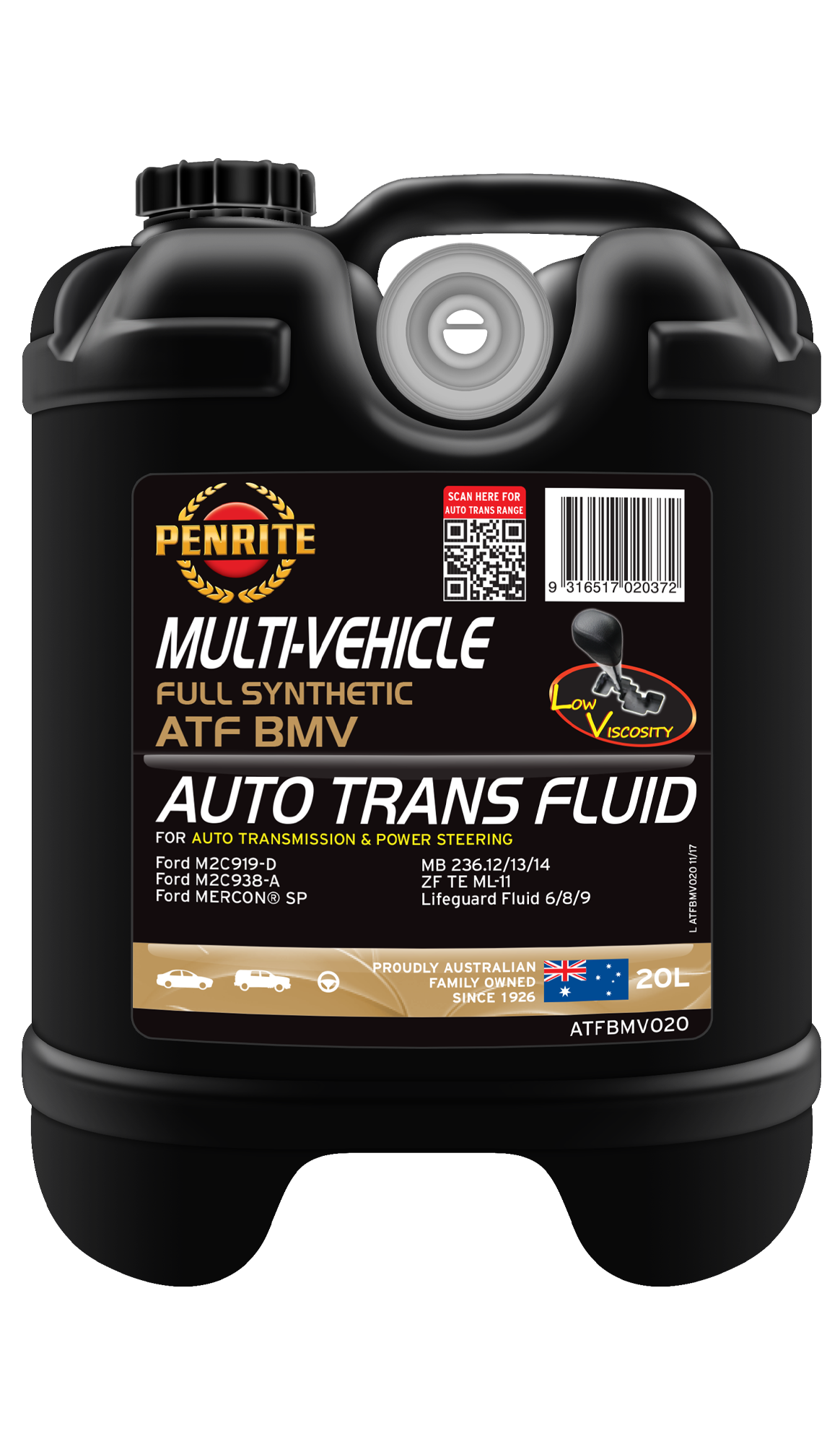 ATF BMV (Full Syn) - Penrite 20L