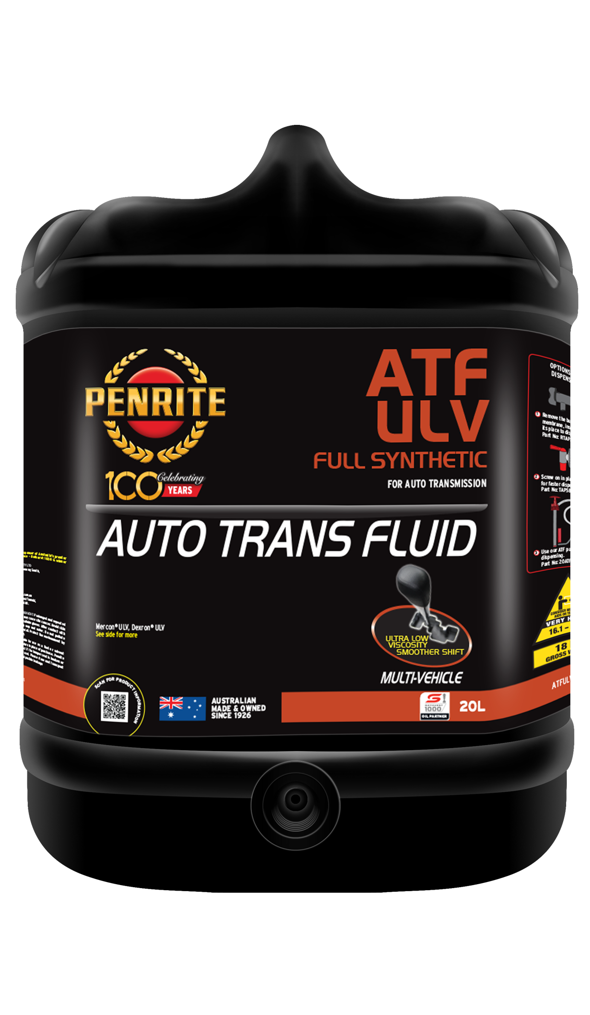 ATF ILV Full Synthetic Auto Trans Fluid - Penrite | Universal Auto Spares