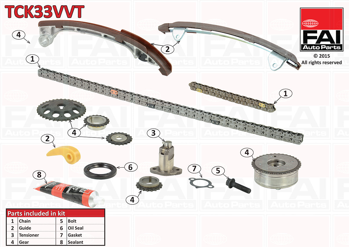 Toyota 1AZFE 2AZFE T/Kit + Gears + VVT ATTK18GVVT - Austral | Universal Auto Spares