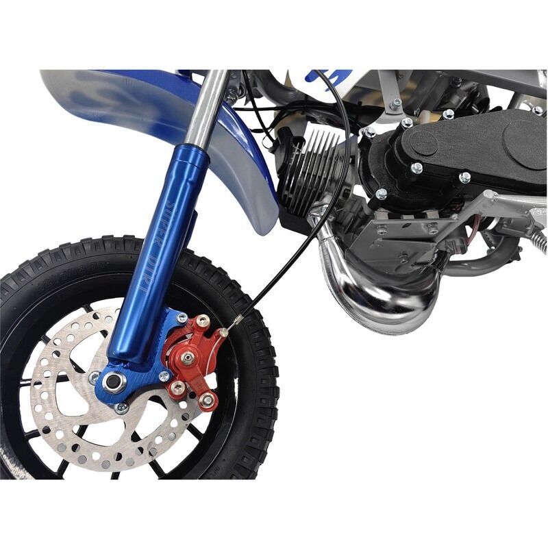 Upgrade Blue Mini Motor Kids Dirt Bike Pocket Motorcycle Monkey ATV Toys 49CC 2 Stroke With 2 Wheels ATV-005-ATV-007 - Machter
