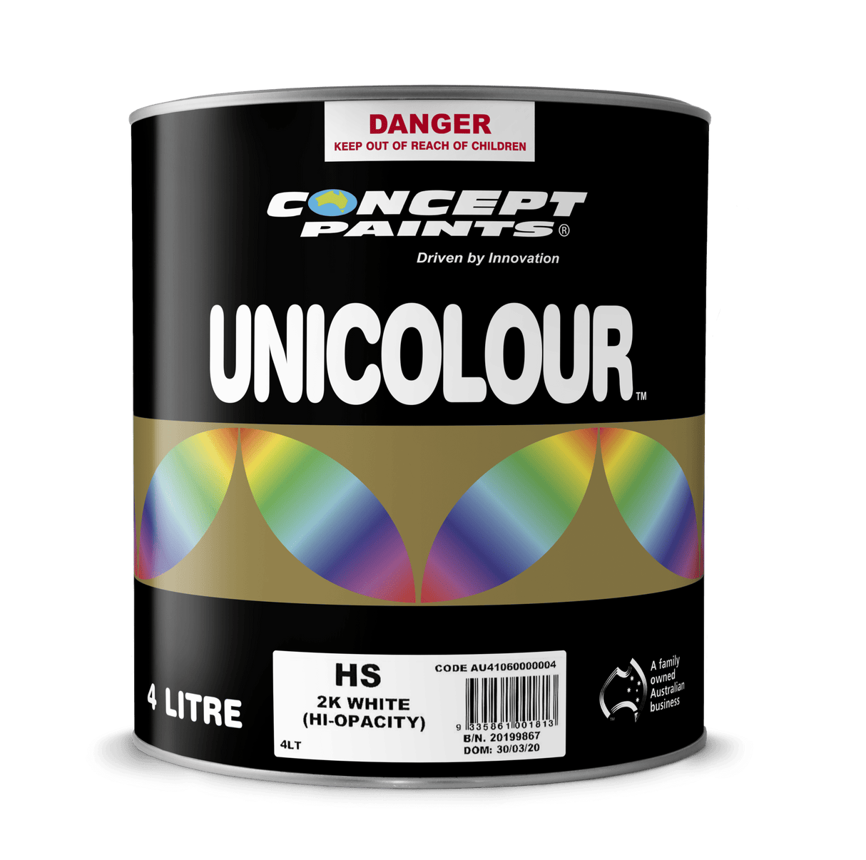 Automotive Refinish 2K White 4L - Concept Paints Default Title