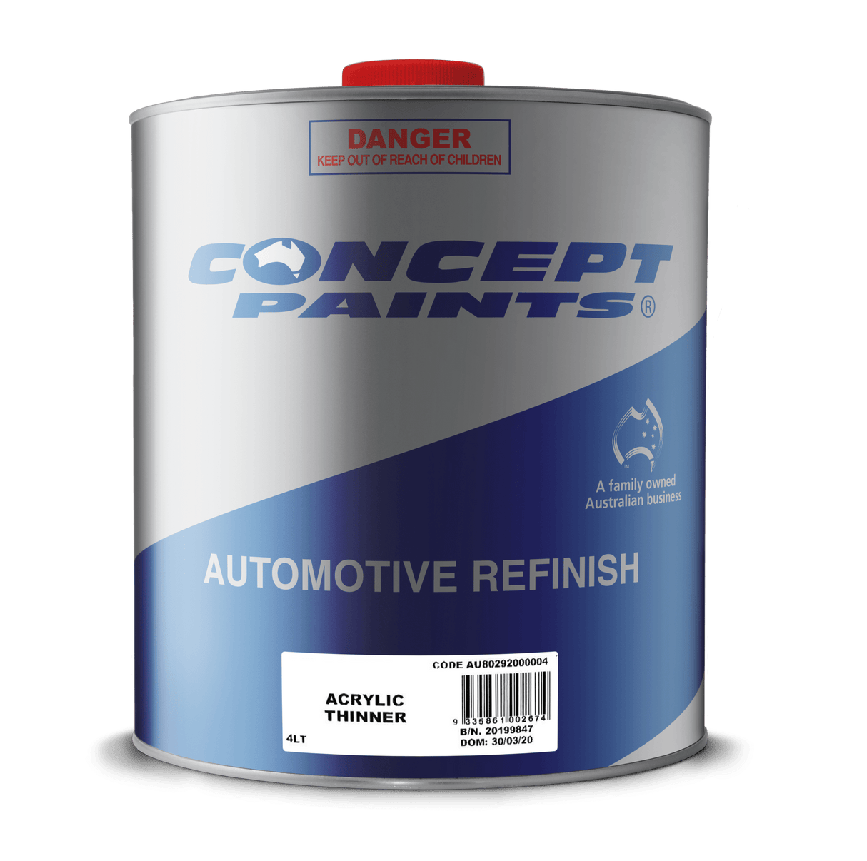 Acrylic Thinners 4L - Concept Paints