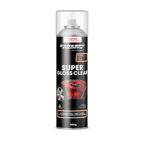 Super Gloss Clear Aerosol 400g - Concept Paints | Universal Auto Spares