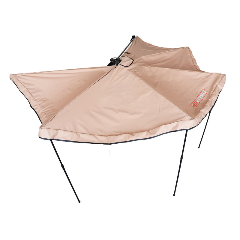 270 Degree Free-Standing Awning & "L" Bracket 600D Double-Ripstop With LED Light Right Side AWN-270 - Machter