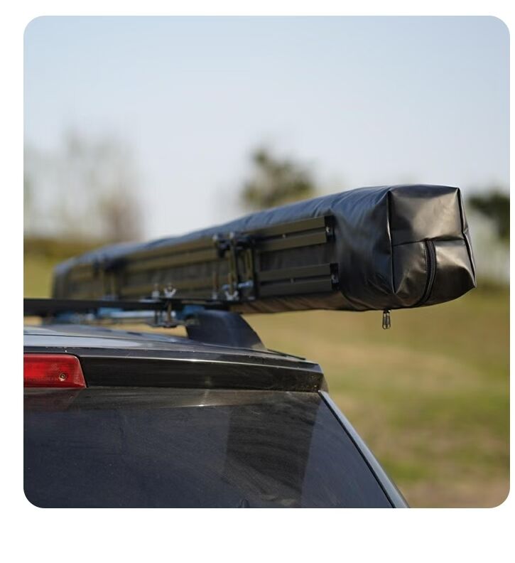 270 Degree Free-Standing Awning & "L" Bracket 600D Double-Ripstop With LED Light Right Side AWN-270 - Machter