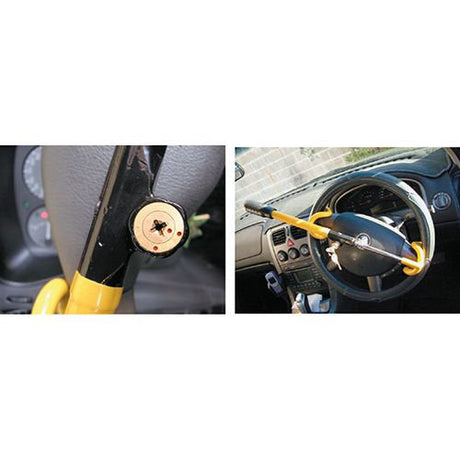 Steering Lock 4-Way Tumbler Lock - PKTool | Universal Auto Spares