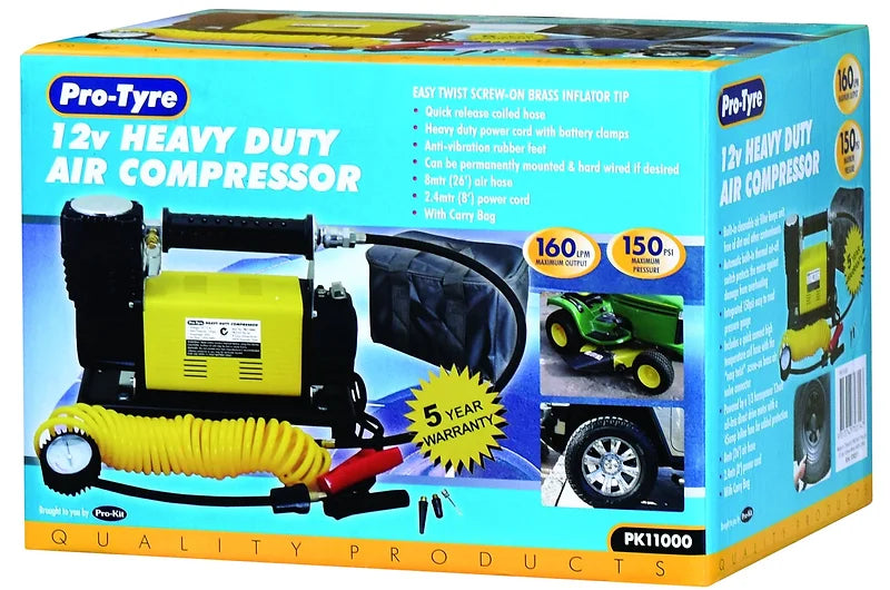 12V Air Compressor Quick Fill  - Pro Tyre | Universal Auto Spares