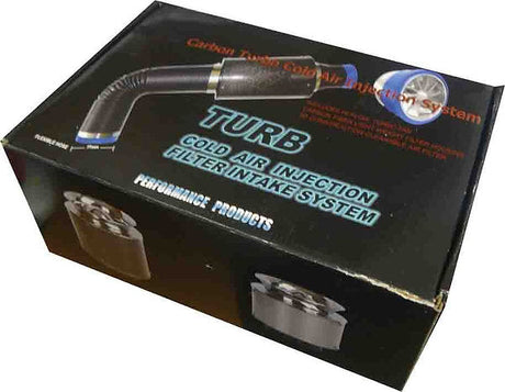 Air Filter Kit Carbon With Flexible Inlet Pipe Turbine Design - JetCo