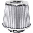 Air Filter Pod Style Chrome Top/White Filter - JetCo | Universal Auto Spares