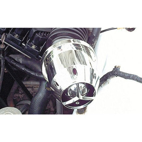 Air Filter Pod Style Enclosed High Performance Chrome - JetCo | Universal Auto Spares